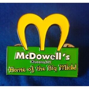 McDowell's Coming to America Home of the Big Mick Enamel Lapel Pin